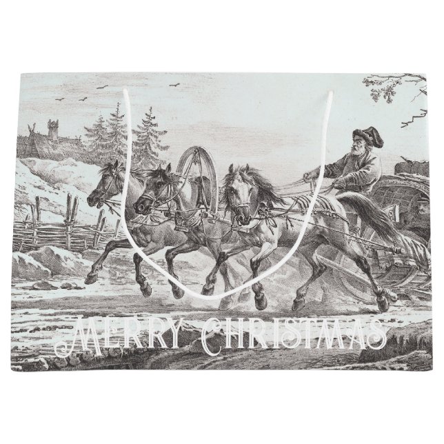 COACH & VICTORIAN CITY Vintage jul Gift Bag (Framsidan)