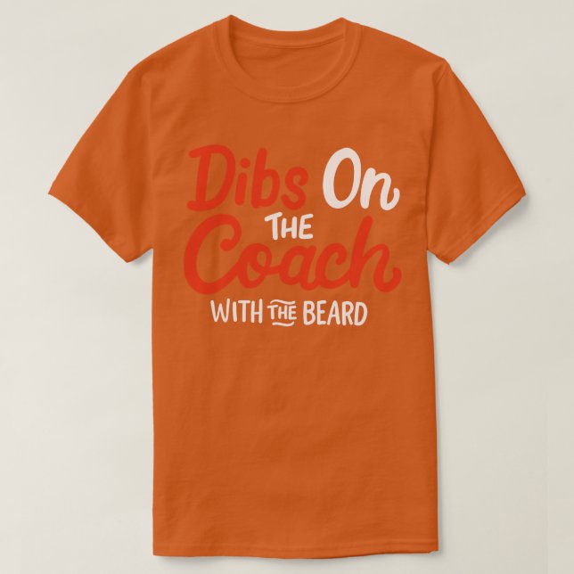 Coach with the Beard Bearded Coach T Shirt (Design framsida)