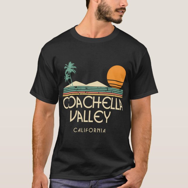 Coachella Valley California T Shirt (Framsida)