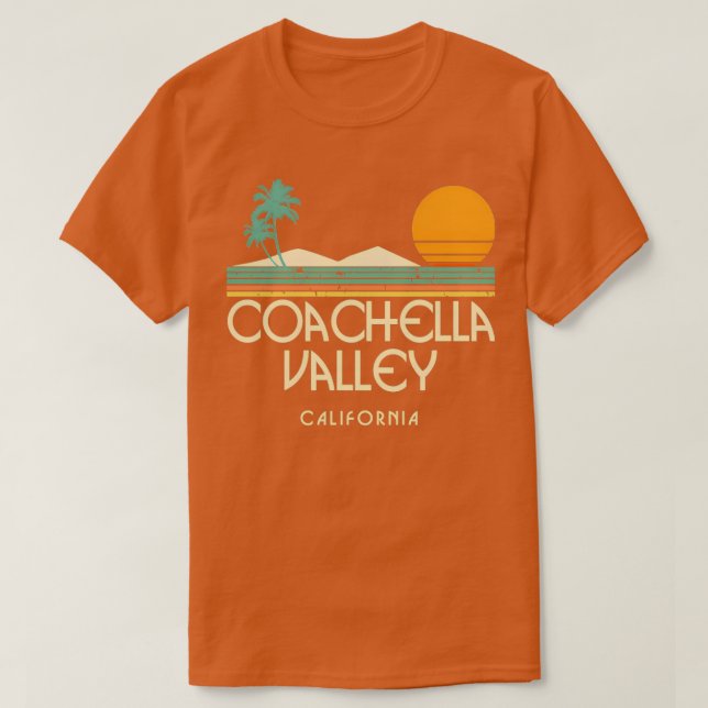 Coachella Valley California TShirt 1 T Shirt (Design framsida)