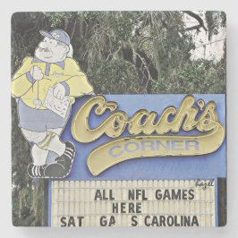 Coachs Corner Savannah Marble Stone Underlägg. Stenunderlägg