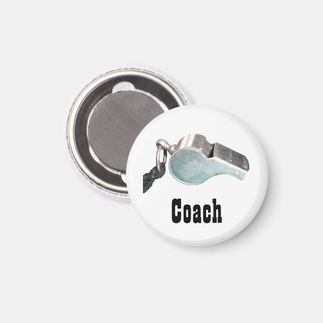 Coachs Whistle Magnet (Front/Back)