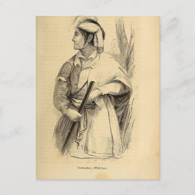 Coacoochee Vykort (Framsida)