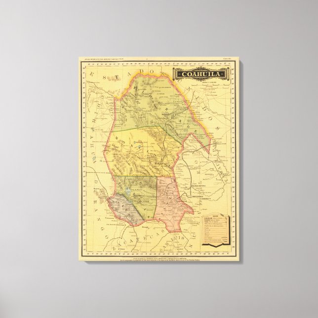 Coahuila Canvastryck (Framsida)