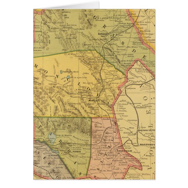 Coahuila Hälsningskort (Framsidan)