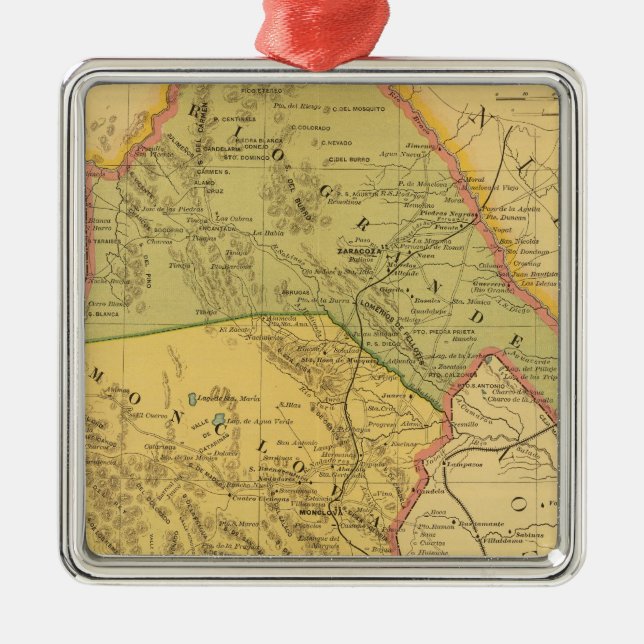 Coahuila Julgransprydnad Metall (Framsidan)