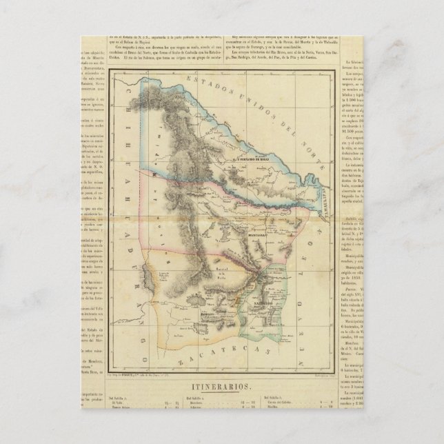 Coahuila, Mexiko 2 Vykort (Framsida)