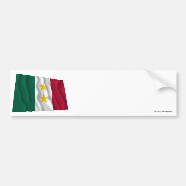 Coahuila y Tejas flagga Bildekal (Framsidan)