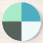 Coal Grått Ivory White Teal Grönt Aqua Blue Underlägg<br><div class="desc">2023</div>