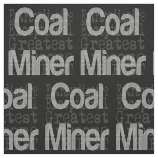Coal Miner Extraordinaire Fabric Tyg