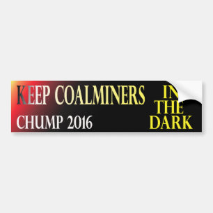 Coalminers i den mörka 2016en bildekal