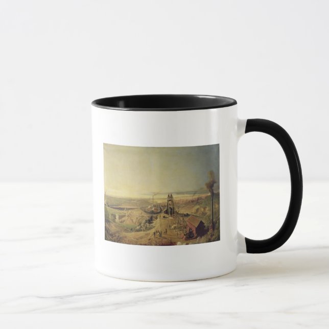 Coalmines och leravillebråd på Montchanin Mugg (Höger)