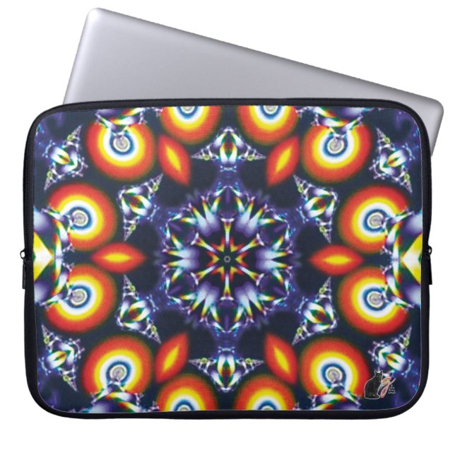 Coals Kaleidoscope Laptop Fodral (Framsidan)