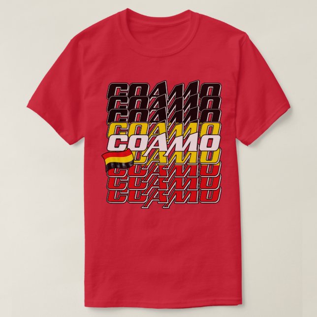 Coamo Cascade text 1 T Shirt (Design framsida)