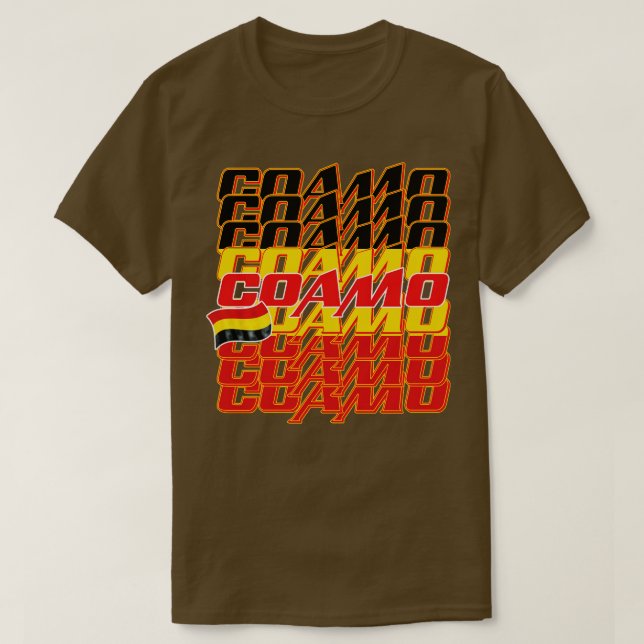 Coamo Cascade-text T Shirt (Design framsida)