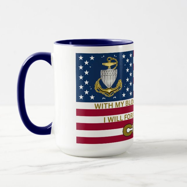 Coast Guard Chief Pride Mugg (Vänster)