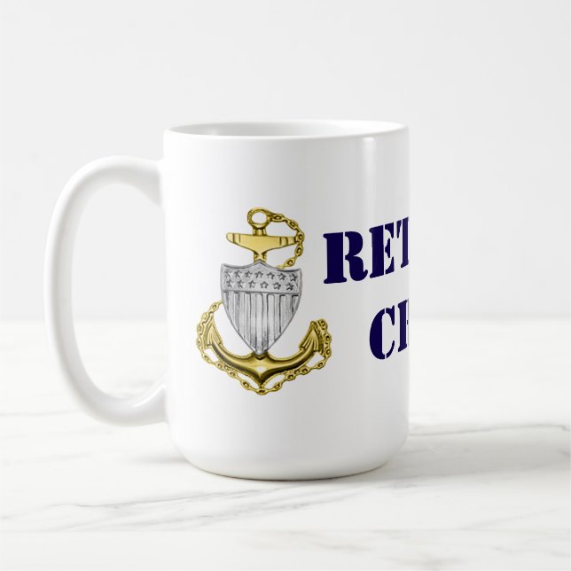 Coast Guard Chief Retired Kaffemugg (Vänster)