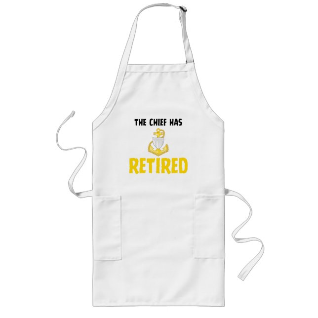 Coast Guard Chief Retired Långt Förkläde (Framsidan)