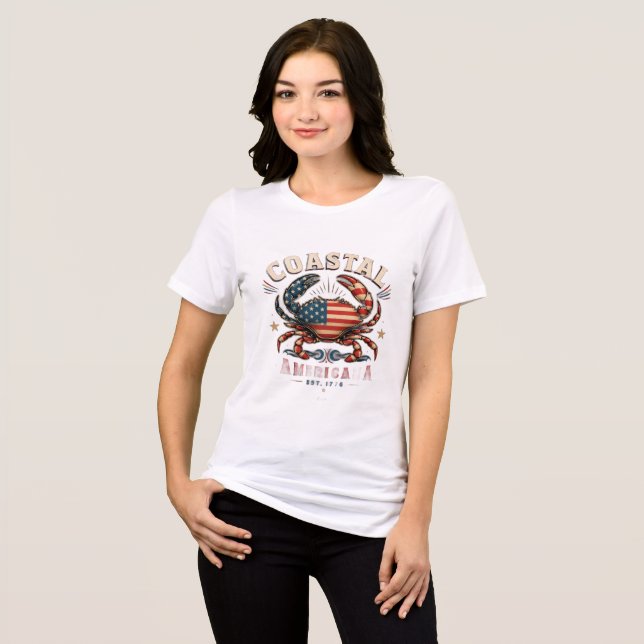 Coastal America Krabb T-Shirt (Framsida Full)