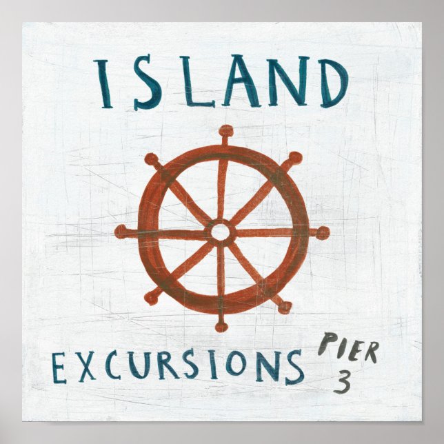 Coastal Art | Island Excursions Poster (Framsidan)