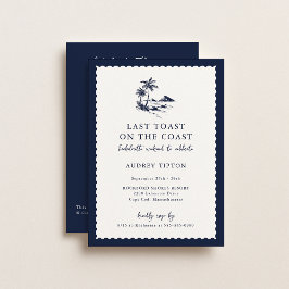 Coastal Bachelorette Party Inbjudningar