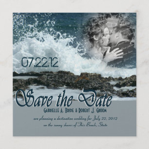 Coastal Beach Wedding Spara Datumet