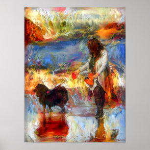 COASTAL BLISS Ihana och Me canvas 18 x 24 Poster
