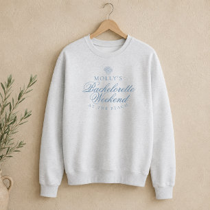 Coastal Blue Seashell Systerbrud T Shirt