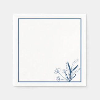 Coastal Botanical | Soft Blue Pappersservett