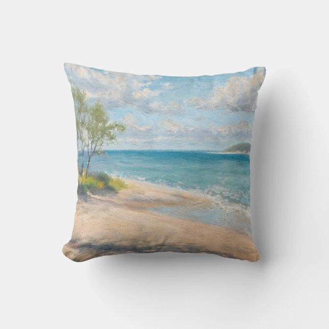 Coastal Breeze Fine Art Beach Print Kudde (Framsida)