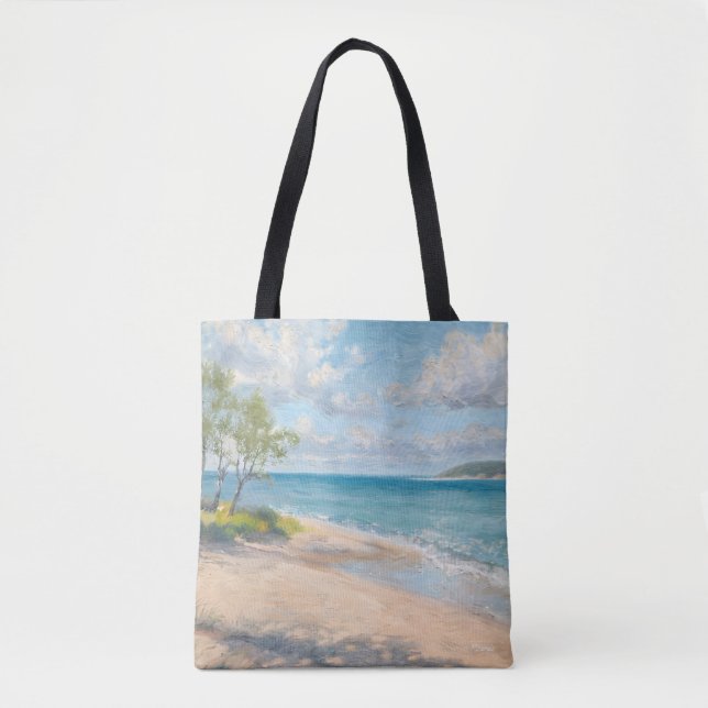 Coastal Breeze Fine Art Beach Print Tygkasse (Framsida)