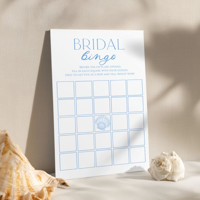 Coastal Bridal Shower Bingo Game  (Skapare uppladdad)