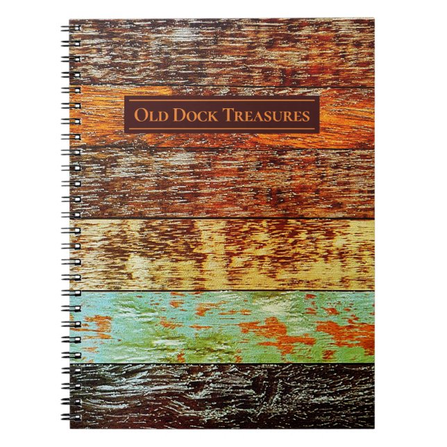 Coastal Charm Notebook Anteckningsbok (Framsidan)