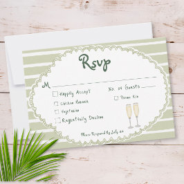 Coastal Chic Sun Palm Tree Wedding OSA Kort