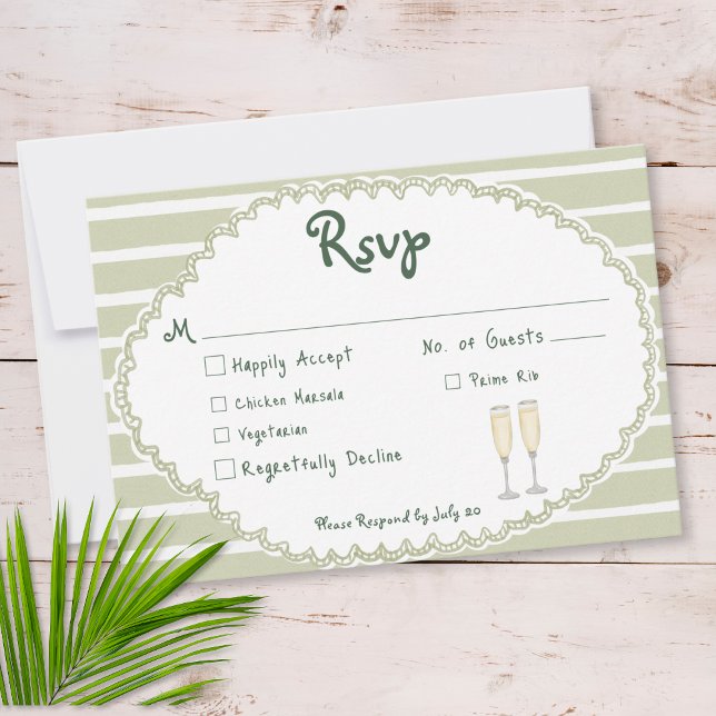 Coastal Chic Sun Palm Tree Wedding OSA Kort (Skapare uppladdad)