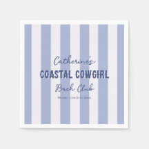 Coastal Cowgirl Bach Club Blå Vita Ränder