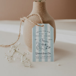 Coastal Cowgirl Bachelorette Favor Presentetikett