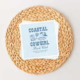 Coastal Cowgirl Bachelorette Helg Pappersservett