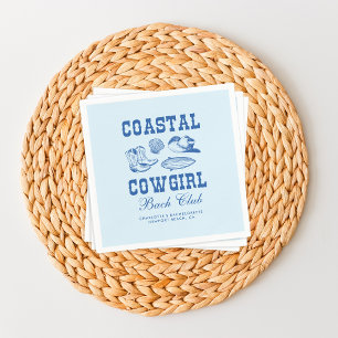 Coastal Cowgirl Bachelorette Helg Pappersservett