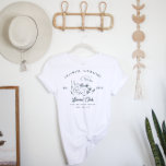 Coastal Cowgirl Bachelorette T Shirt<br><div class="desc">Perfektens bachelorettskjortor för hela brudens sida! Perfekten för din besättning att få all uppmärksamhet överallt du och dina gals går! Kan anpassas för brudgumm, groomsman, budens mamma etc. Underbar även för bilfester! Dessa utformningar kan vara personlig för ditt särskilda tillfälle och skulle vara perfekt för din familjefolk, möhippa, förlovningsfest, födelsedagsfest...</div>