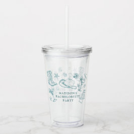 Coastal Cowgirl Bachelorette Take Away Mugg