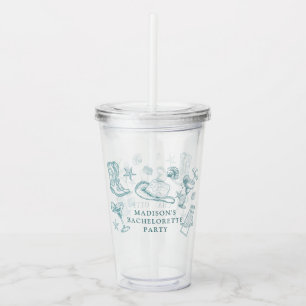Coastal Cowgirl Bachelorette Take Away Mugg