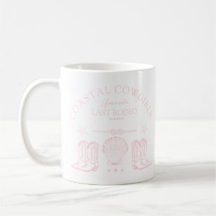 Coastal Cowgirl Boots Westerna Bachelorette Party Kaffemugg