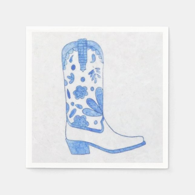 Coastal Cowgirl Cocktail Napkin Pappersservett (Framsidan)