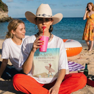 Coastal Cowgirl möhippa Brud att bli T Shirt