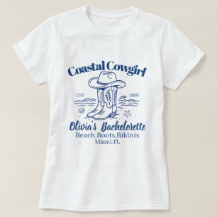 Coastal Cowgirl Sällskapsfest T-Shirt