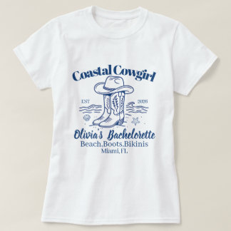 Coastal Cowgirl Sällskapsfest T-Shirt