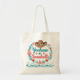 Coastal Cowgirl Tote Bag Tygkasse