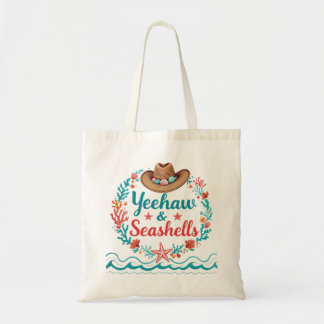 Coastal Cowgirl Tote Bag Tygkasse