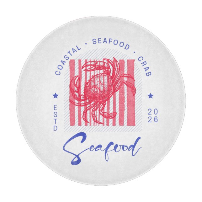 Coastal Crab Cloth Placemat (Framsidan)